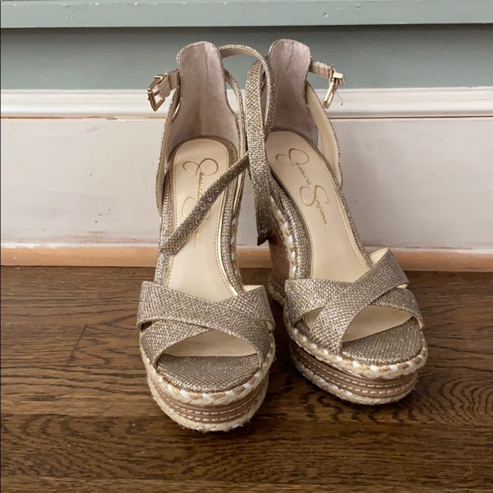 Never been worn Jessica Simpson Wedges